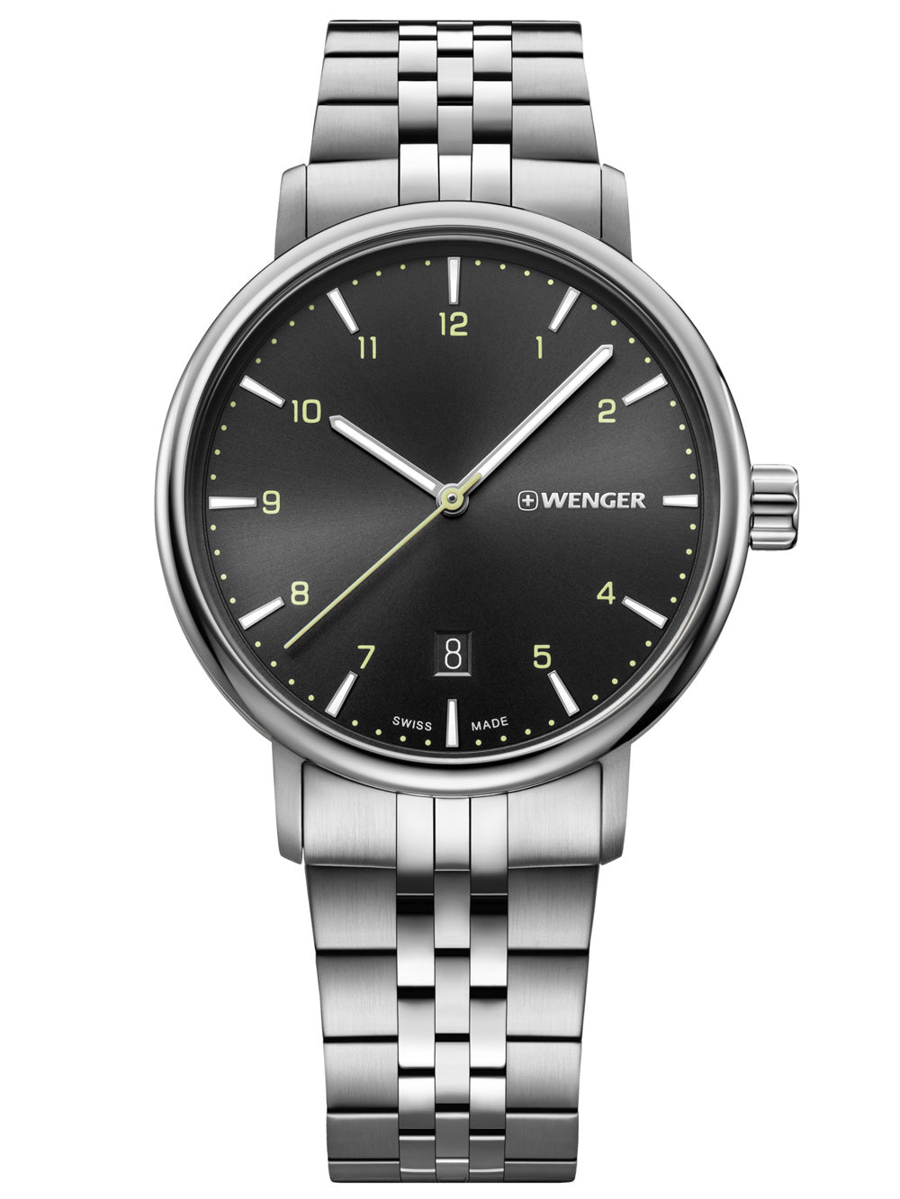 Wenger 01.1731.120 Metropolitan men's watch 40mm 10ATM