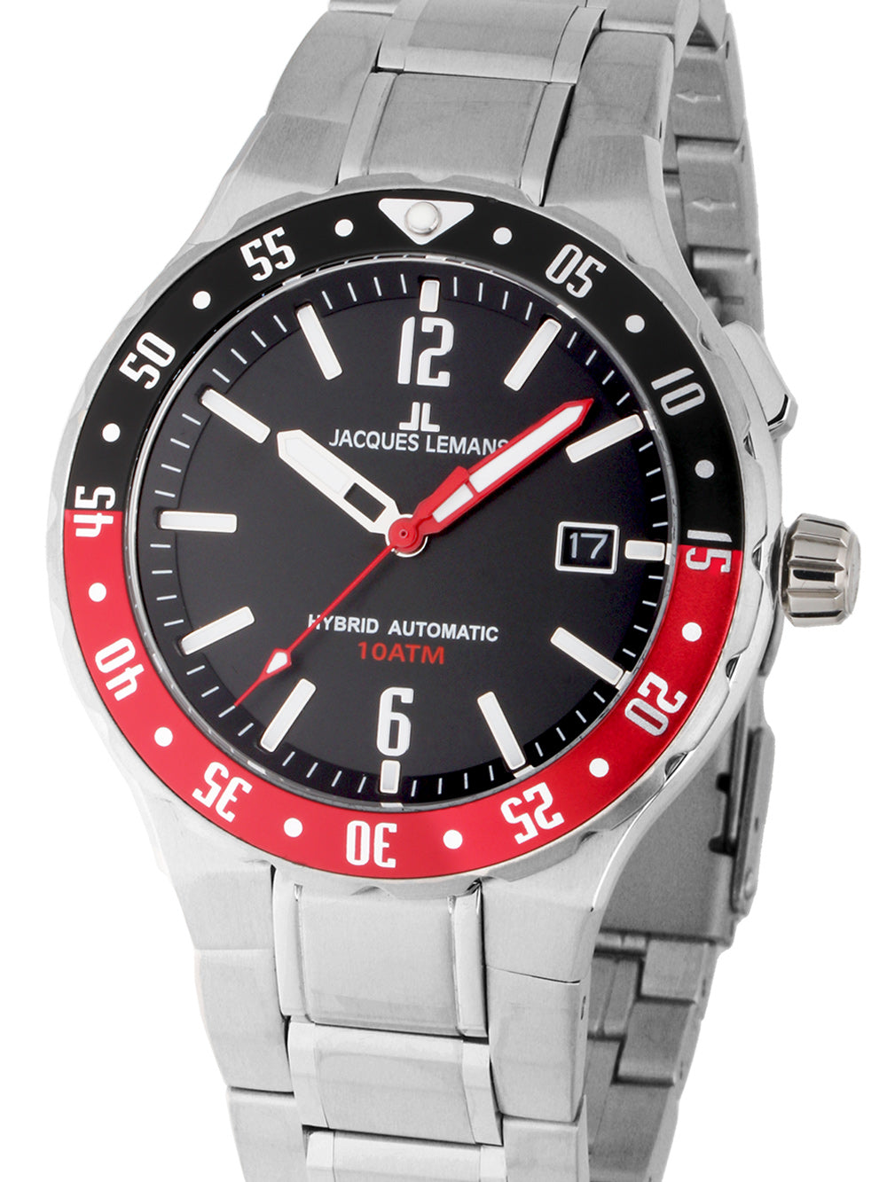 Jacques Lemans 1-2109F Hybromatic men's watch 42mm