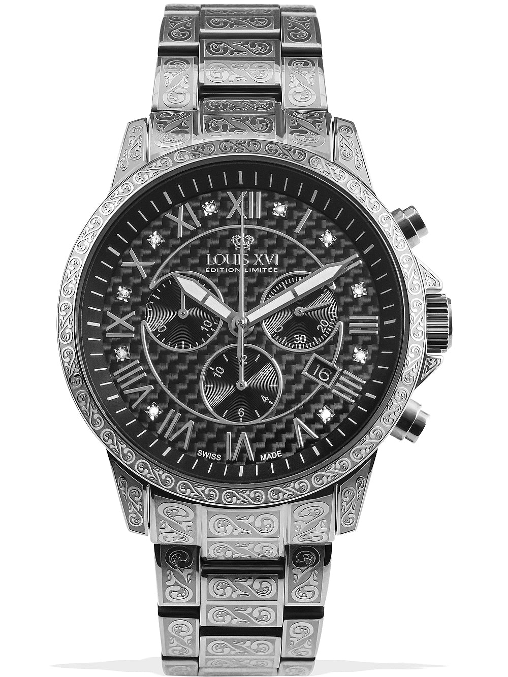 Louis XVI LXVI1019 Palais Royale Chronograph men's watch 43mm 5ATM