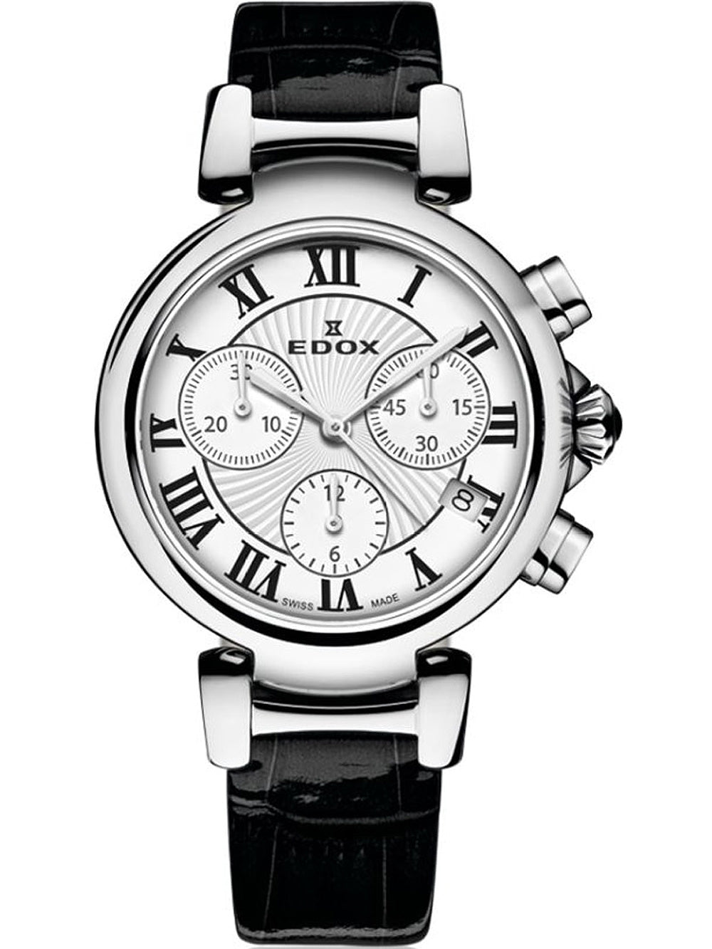 Edox 10220-3C-AR LaPassion Chronograph women's watch 35mm 5ATM