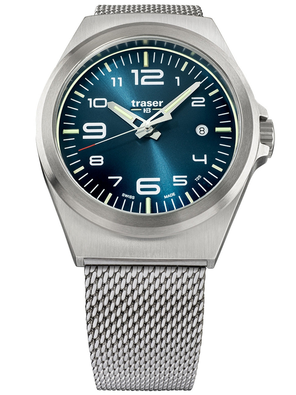 Traser H3 108205 P59 Essential M Blue men's watch 42mm 10ATM