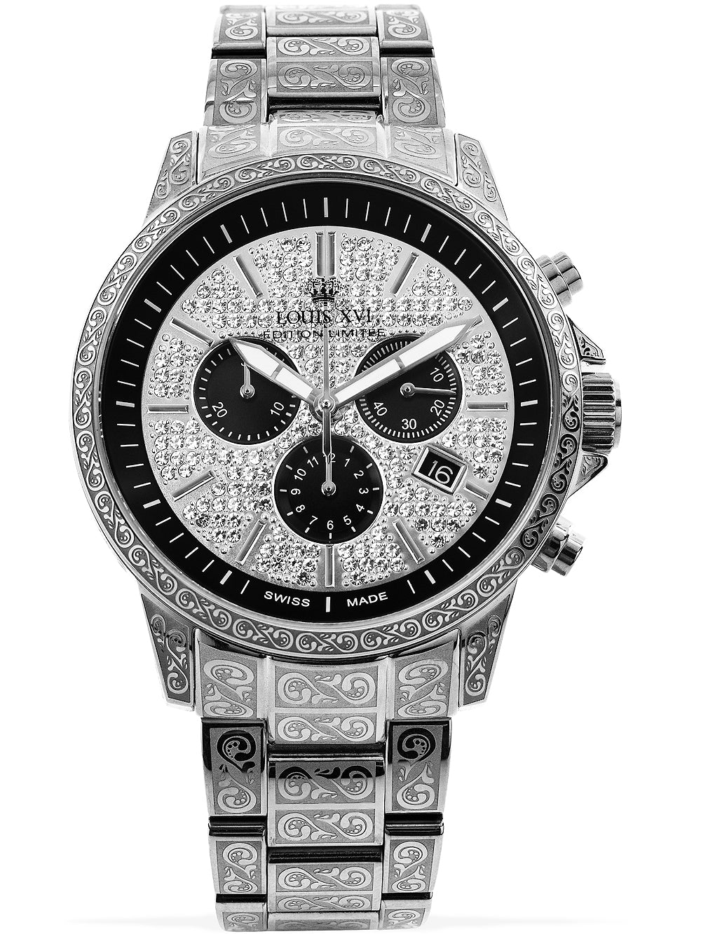 Louis XVI LXVI1088 Palais Royale Chronograph men's watch 43mm 5ATM