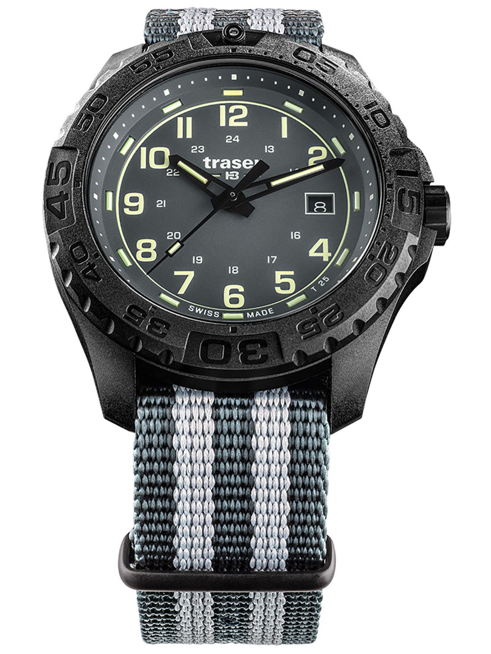 Traser H3 109037 P96 OdP Evolution grey men's watch 44mm 20ATM