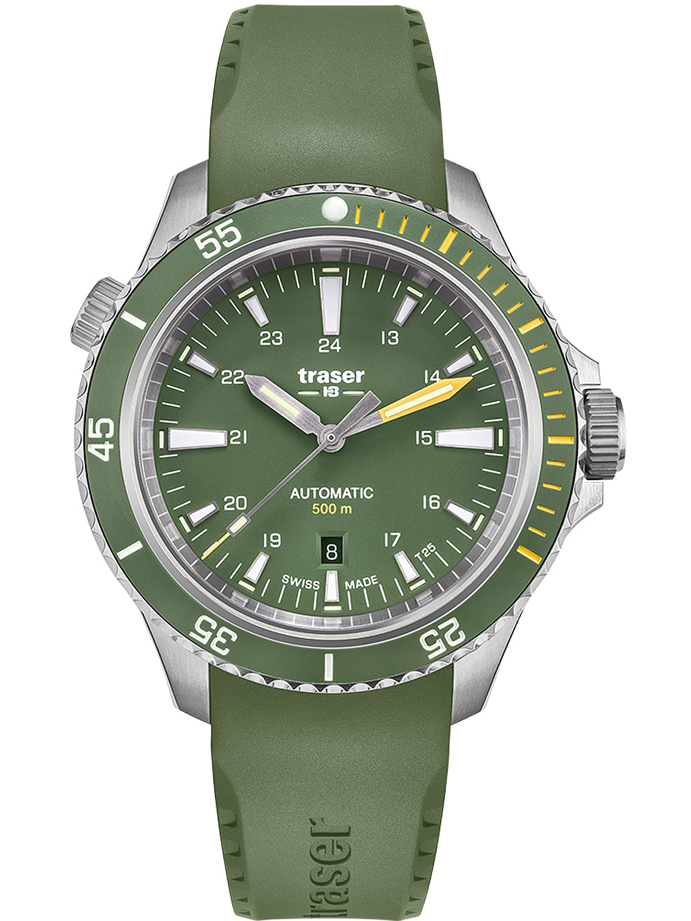 Traser H3 110327 P67 Diver Automatic Green men's watch 46mm 50ATM