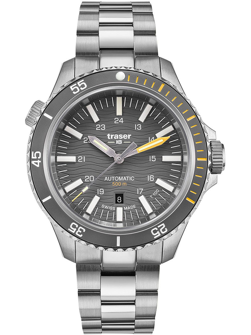 Traser H3 110332 P67 Diver Automatic T100 Grey men's watch 46mm 50ATM