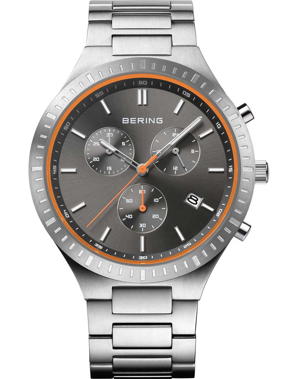 Bering 11743-709 Classic Titanium Chronograph men's watch 40mm 5ATM