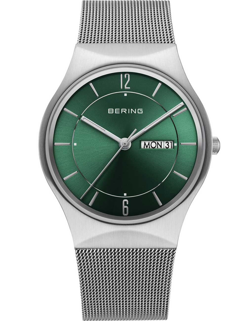 Bering 11938-008DD Classic Day-Date men's watch 38mm 3ATM