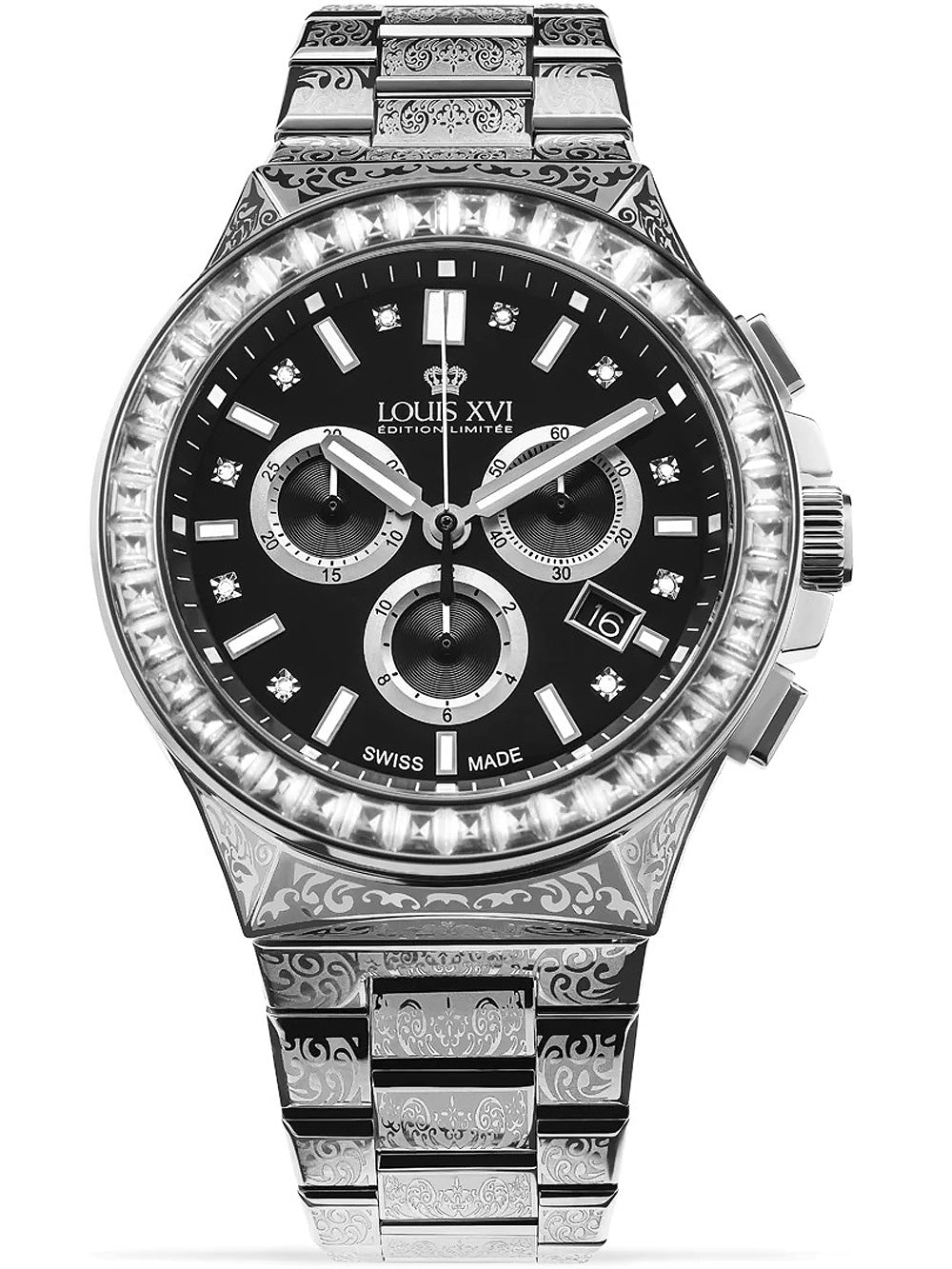 Louis XVI LXVI1217 Le Monarque Royale Chronograph men's watch 42mm 10ATM