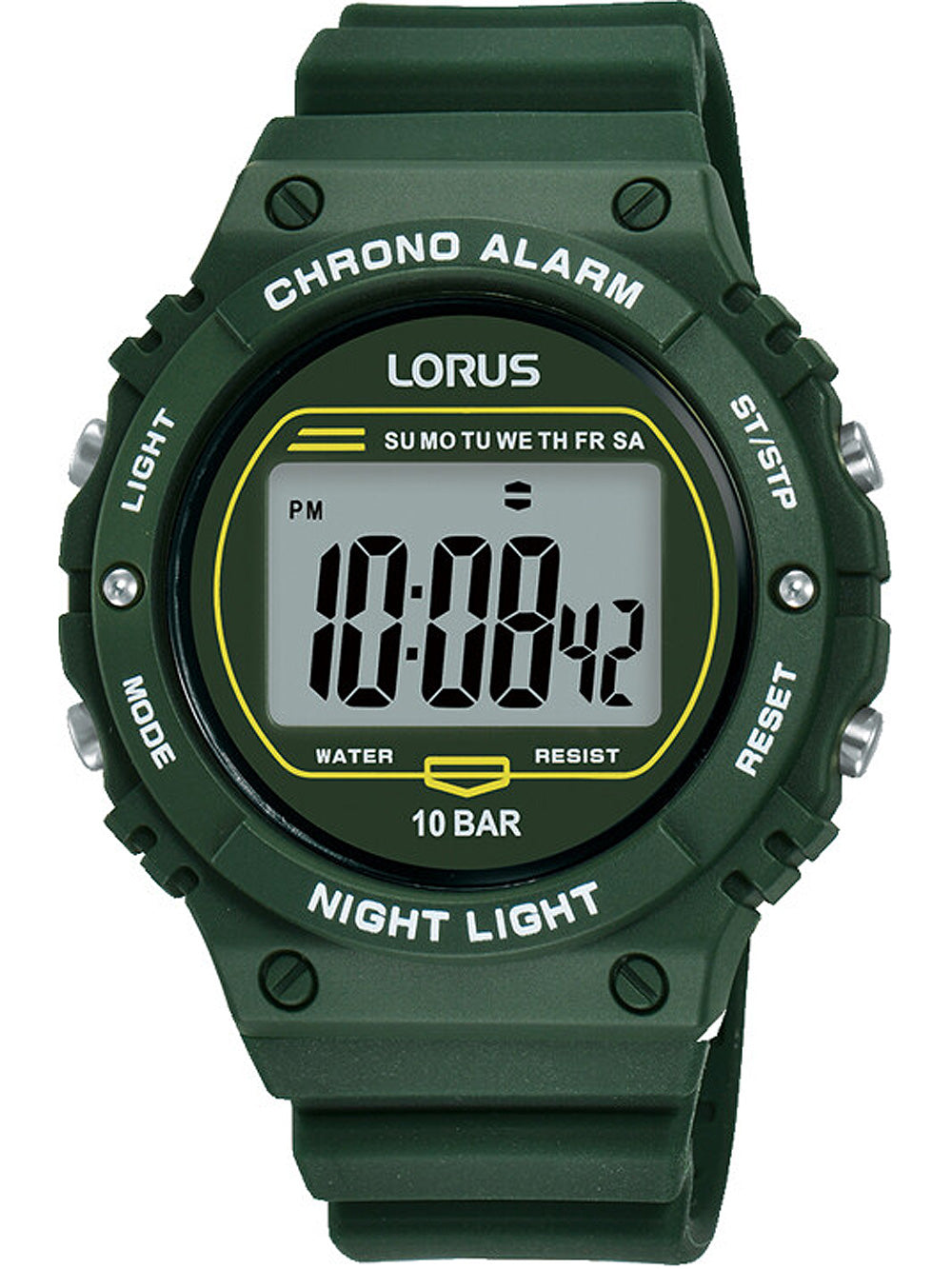Lorus R2309PX9 Digital men's watch 40mm 10ATM