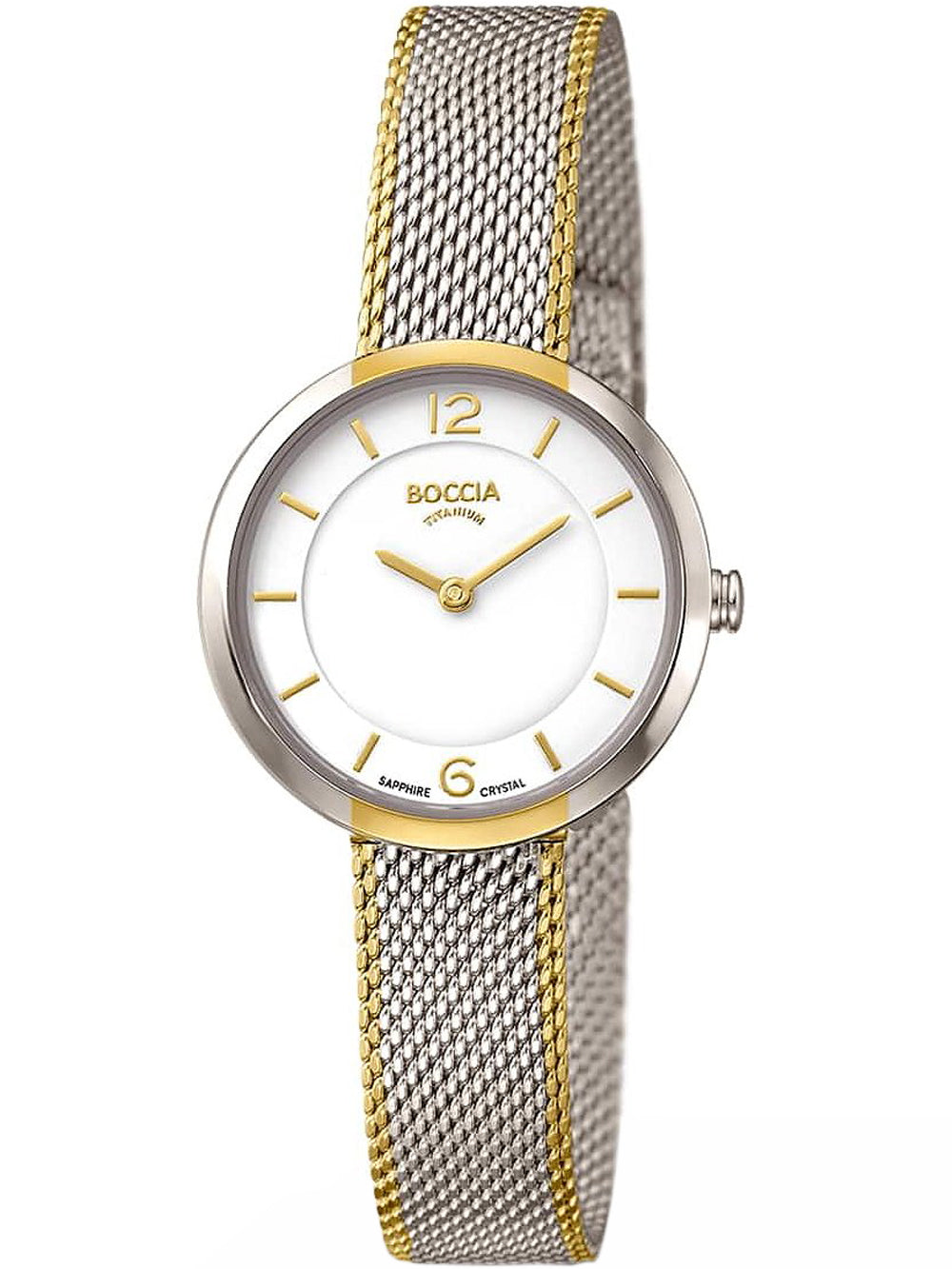 Boccia 3266-06 women's watch Titanium 28mm 5ATM