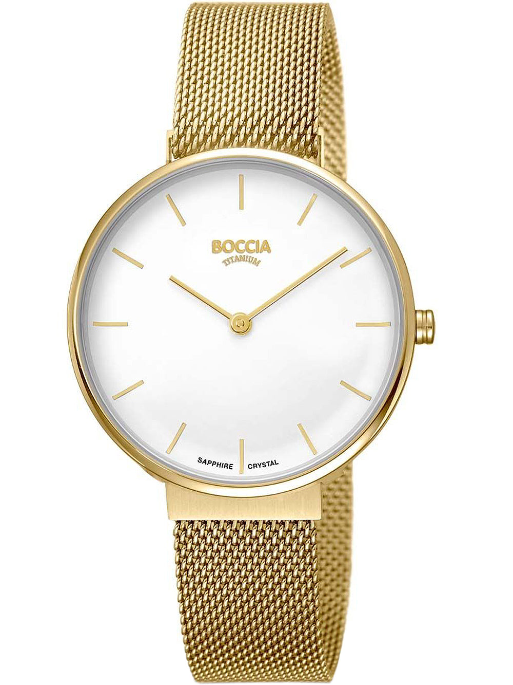 Boccia 3327-10 women's watch Titanium 35mm 3ATM