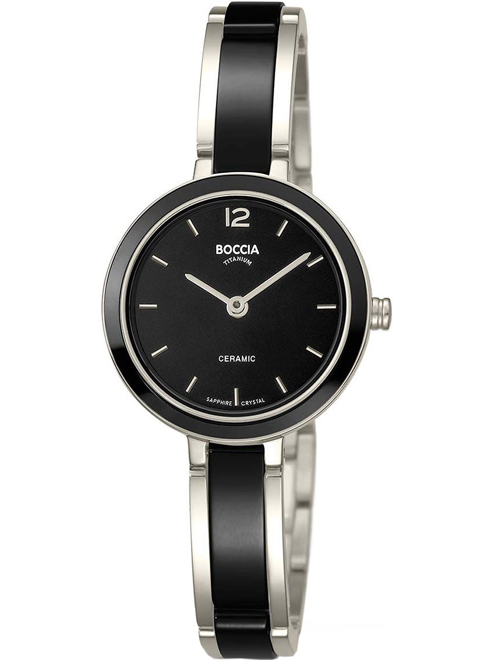 Boccia 3333-02 women's watch Ceramic Titanium 29mm 5ATM