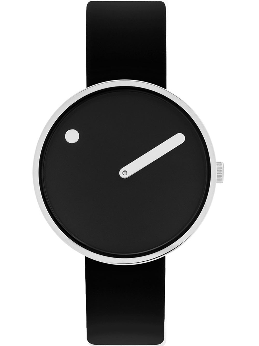 PICTO 34070-4114 women's watch Black and Steel 34mm 5ATM