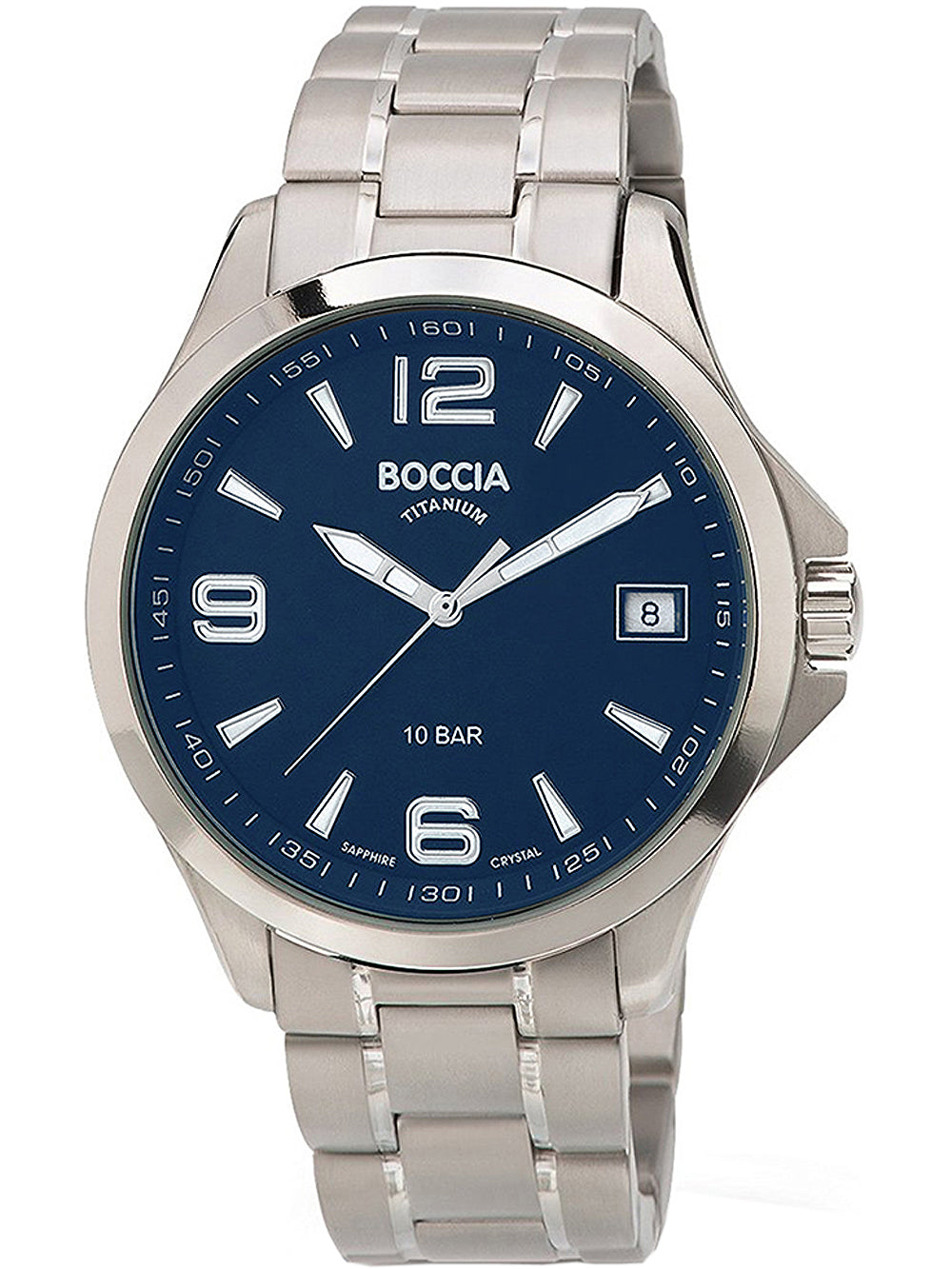 Boccia 3591-03 men's watch Titanium 41mm 10ATM
