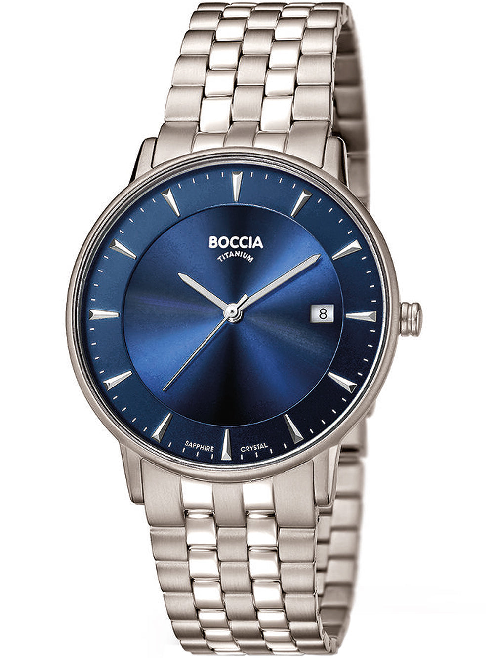 Boccia 3607-03 men's watch titanium 39mm 5ATM