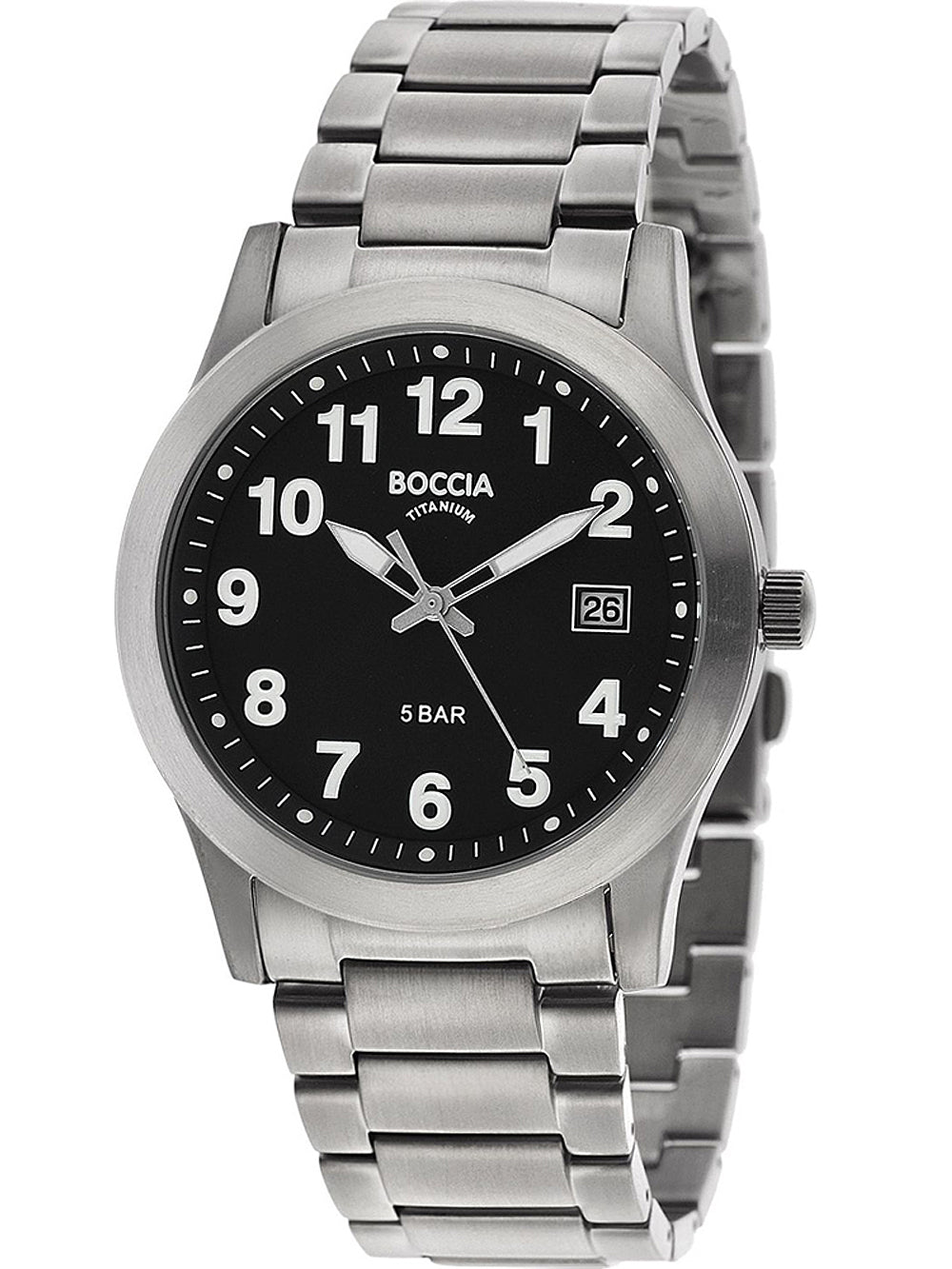 Boccia 3619-03 men's watch Titanium 40mm 5ATM