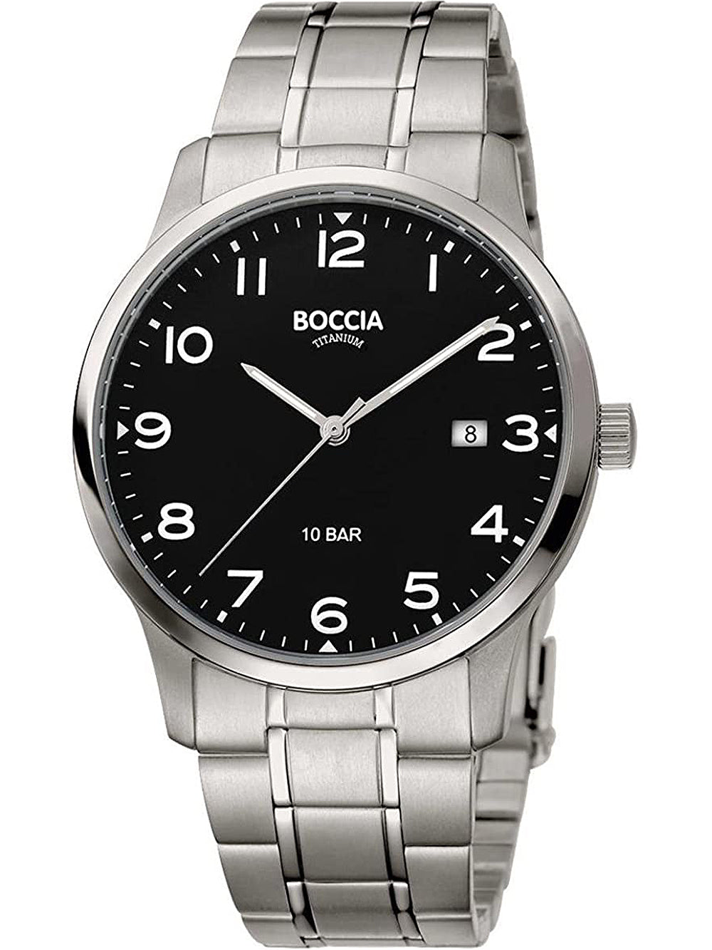 Boccia 3621-01 men's watch titanium 40mm 10ATM