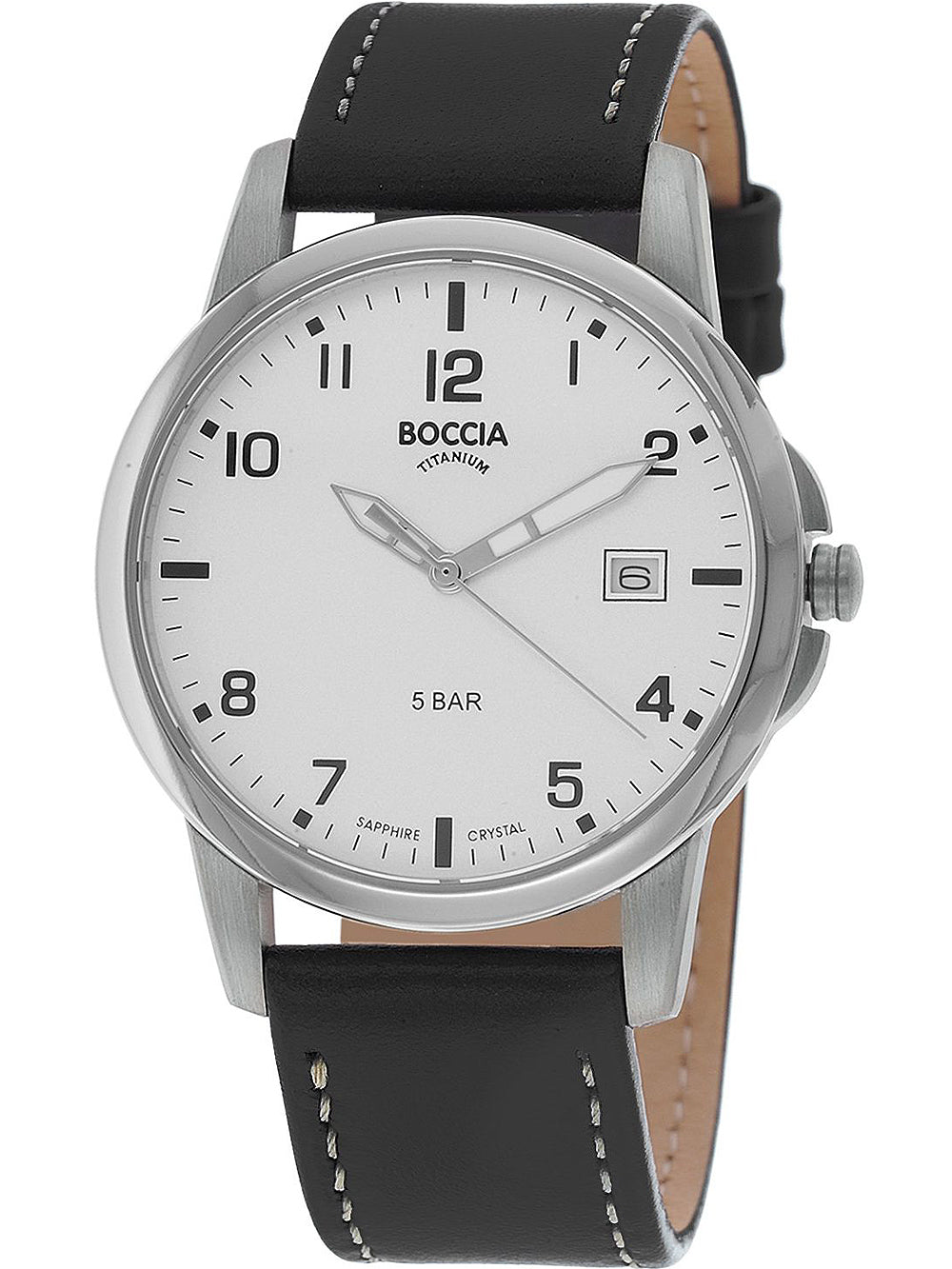 Boccia 3625-02 men's watch titanium 36mm 5ATM