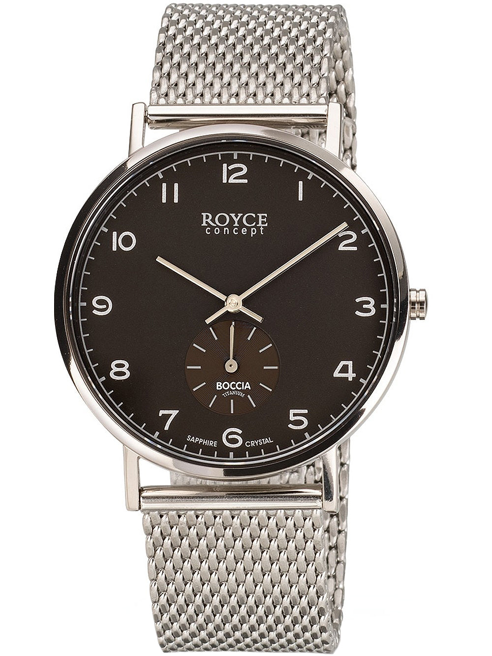 Boccia 3642-02 Royce men's watch Titanium 39mm 3ATM