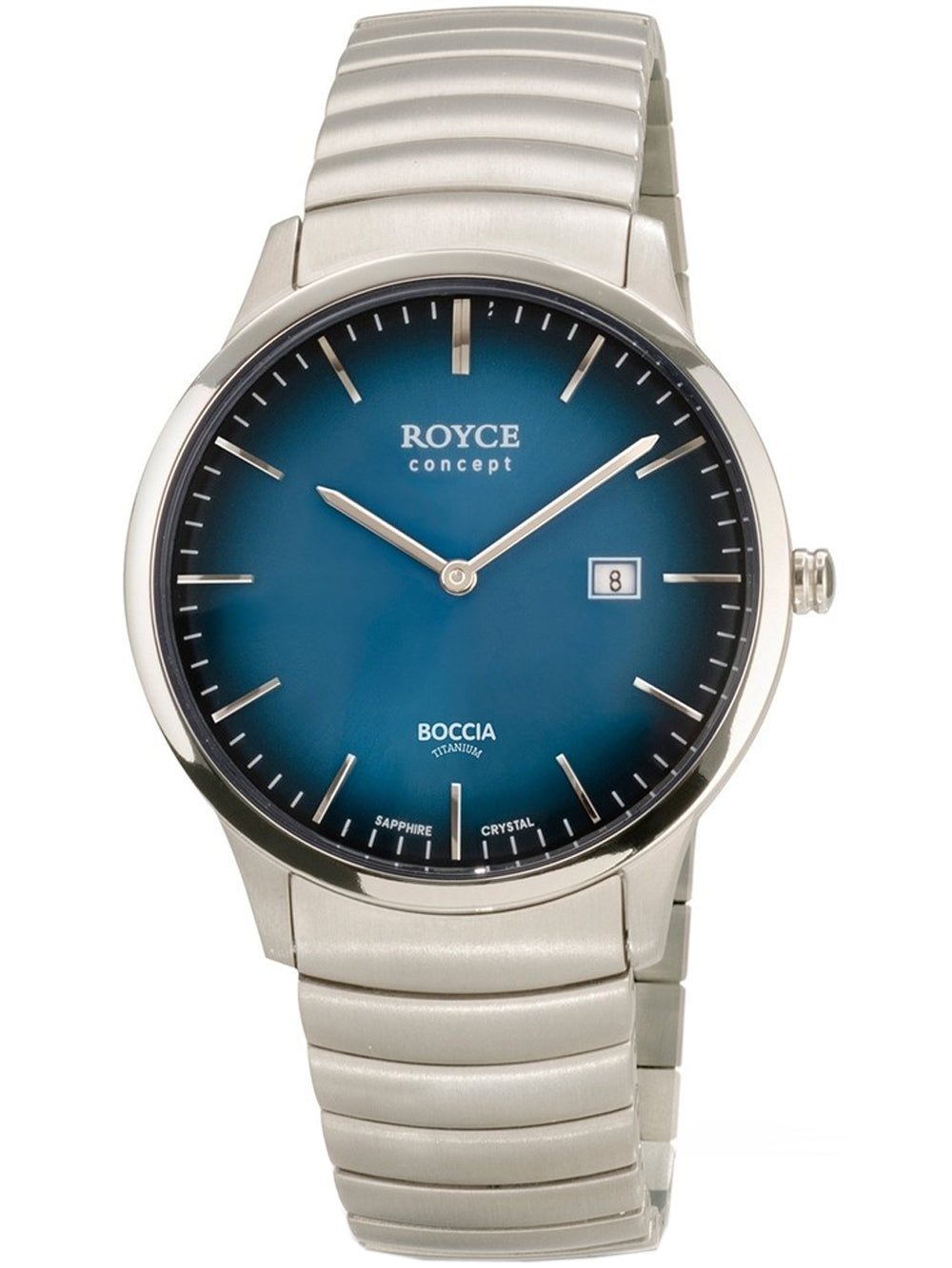 Boccia 3645-03 Royce men's watch Titanium 40mm 3ATM