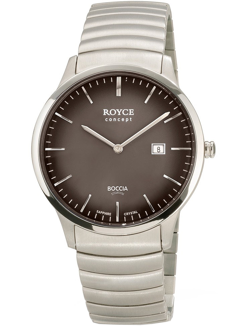 Boccia 3645-04 Royce men's watch Titanium 40mm 3ATM