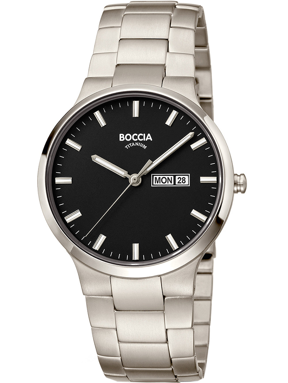 Boccia 3649-03 men's watch Titanium 39mm 5ATM