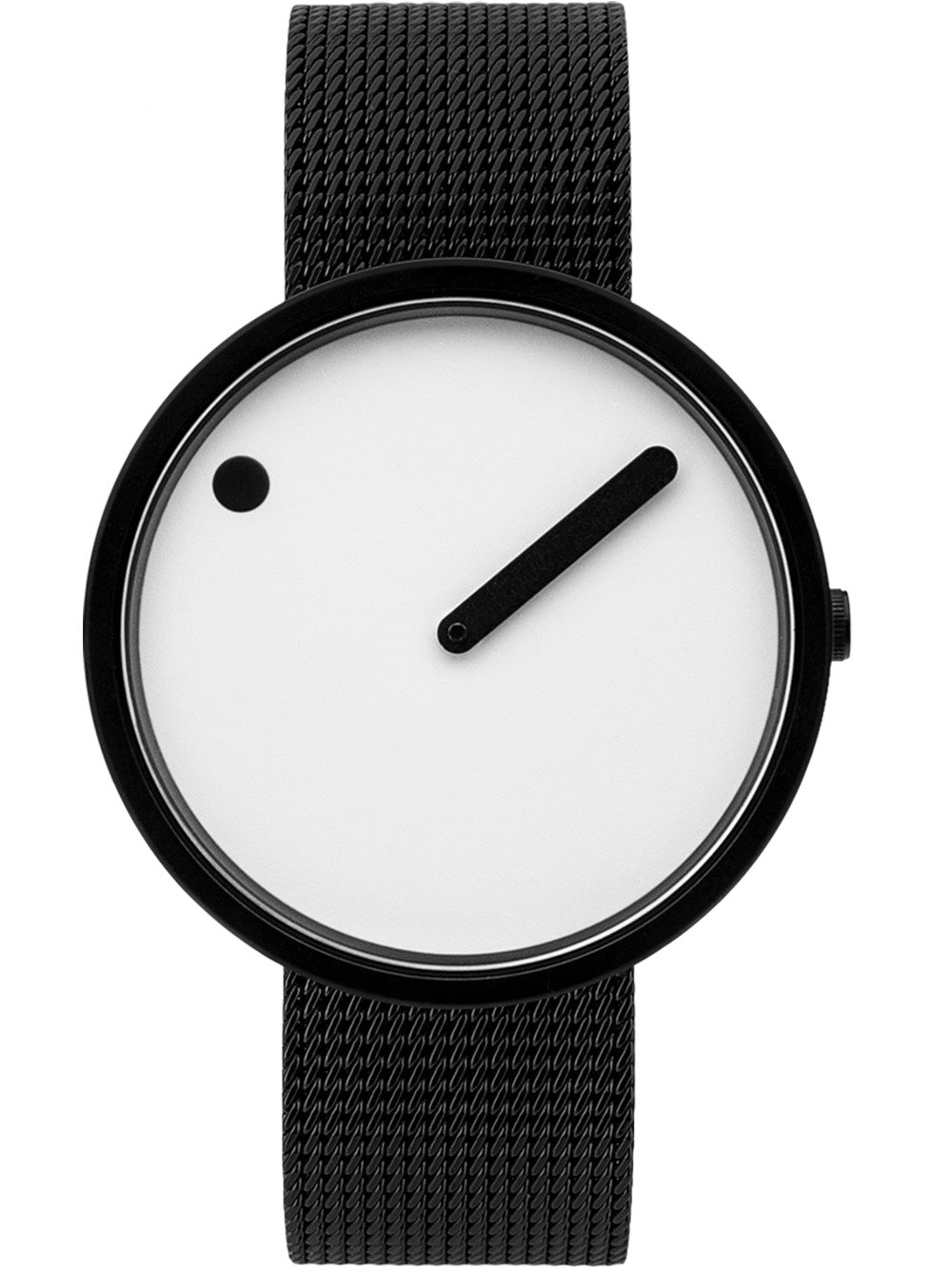 PICTO 43379-1020 Unisex watch Black and White 40mm 5ATM