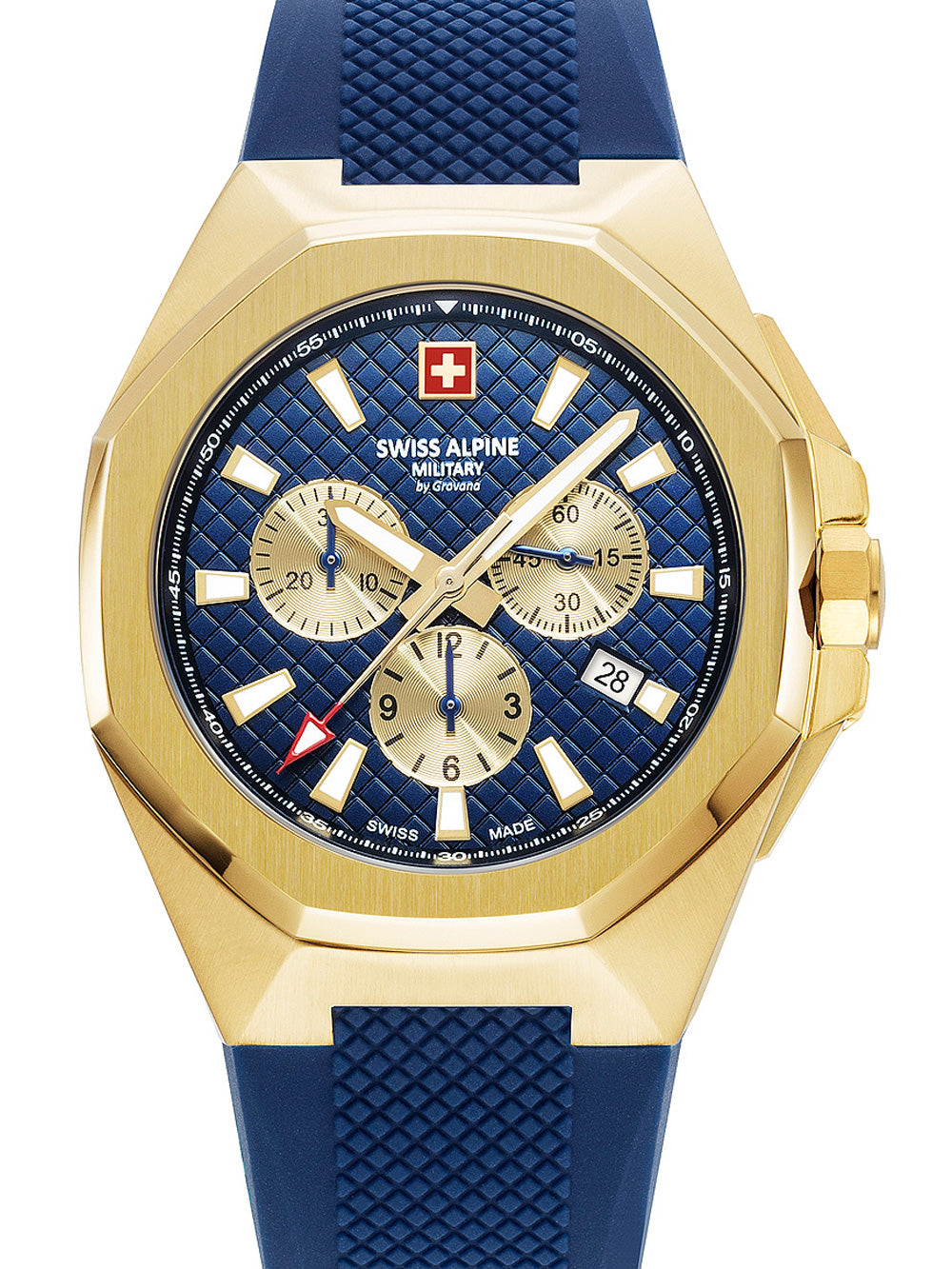 Swiss Alpine Military 7005.9815 Typhoon Chronograph men's watch 42mm 10ATM