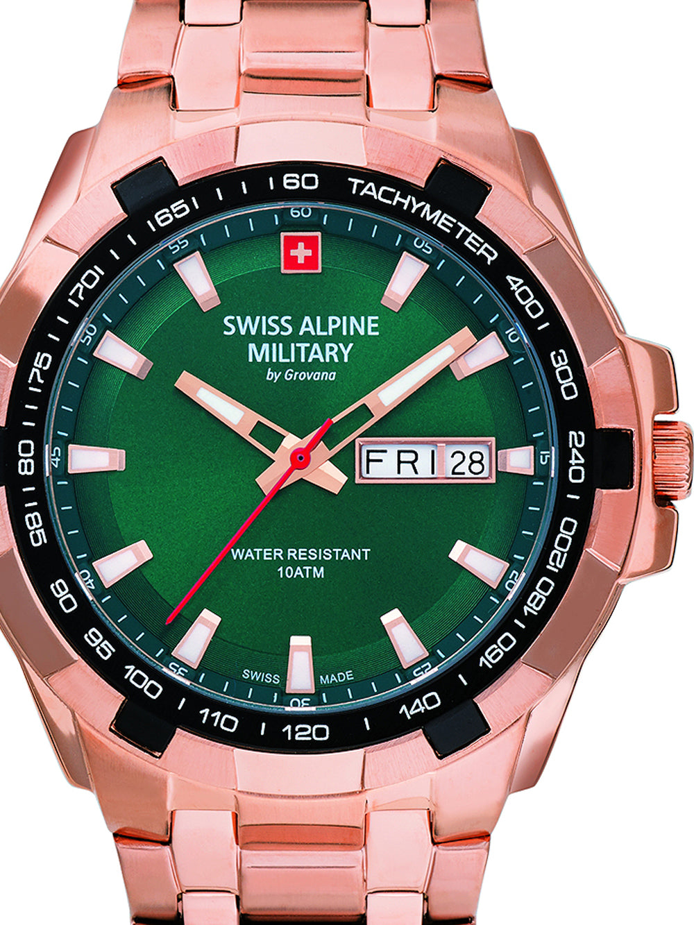 Swiss Alpine Military 7043.1164 Day-Date men's watch 42mm 10ATM