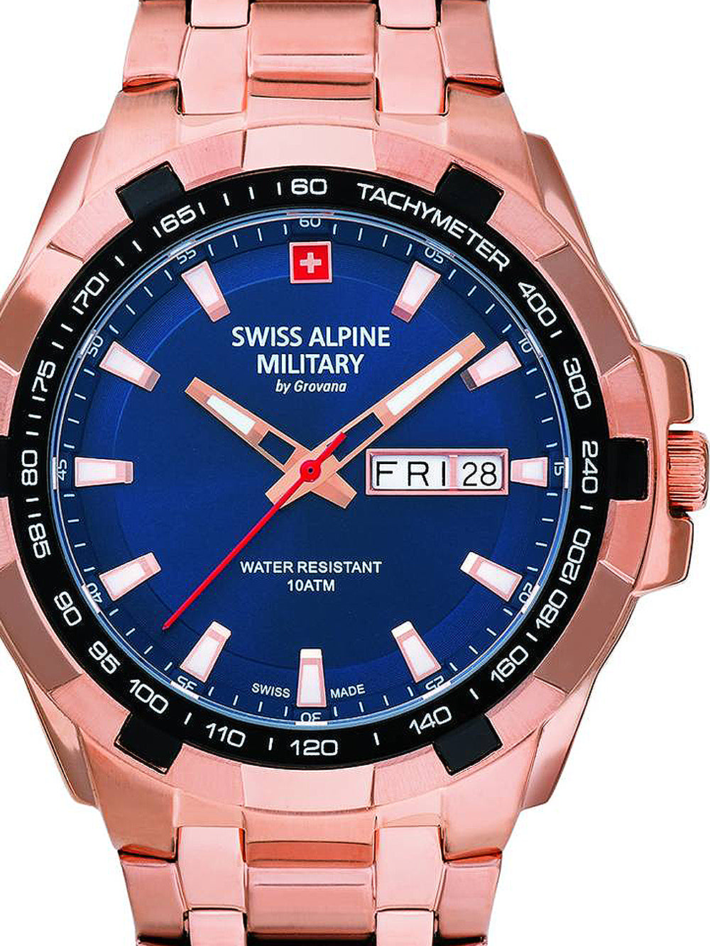 Swiss Alpine Military 7043.1165 Day-Date men's watch 42mm 10ATM
