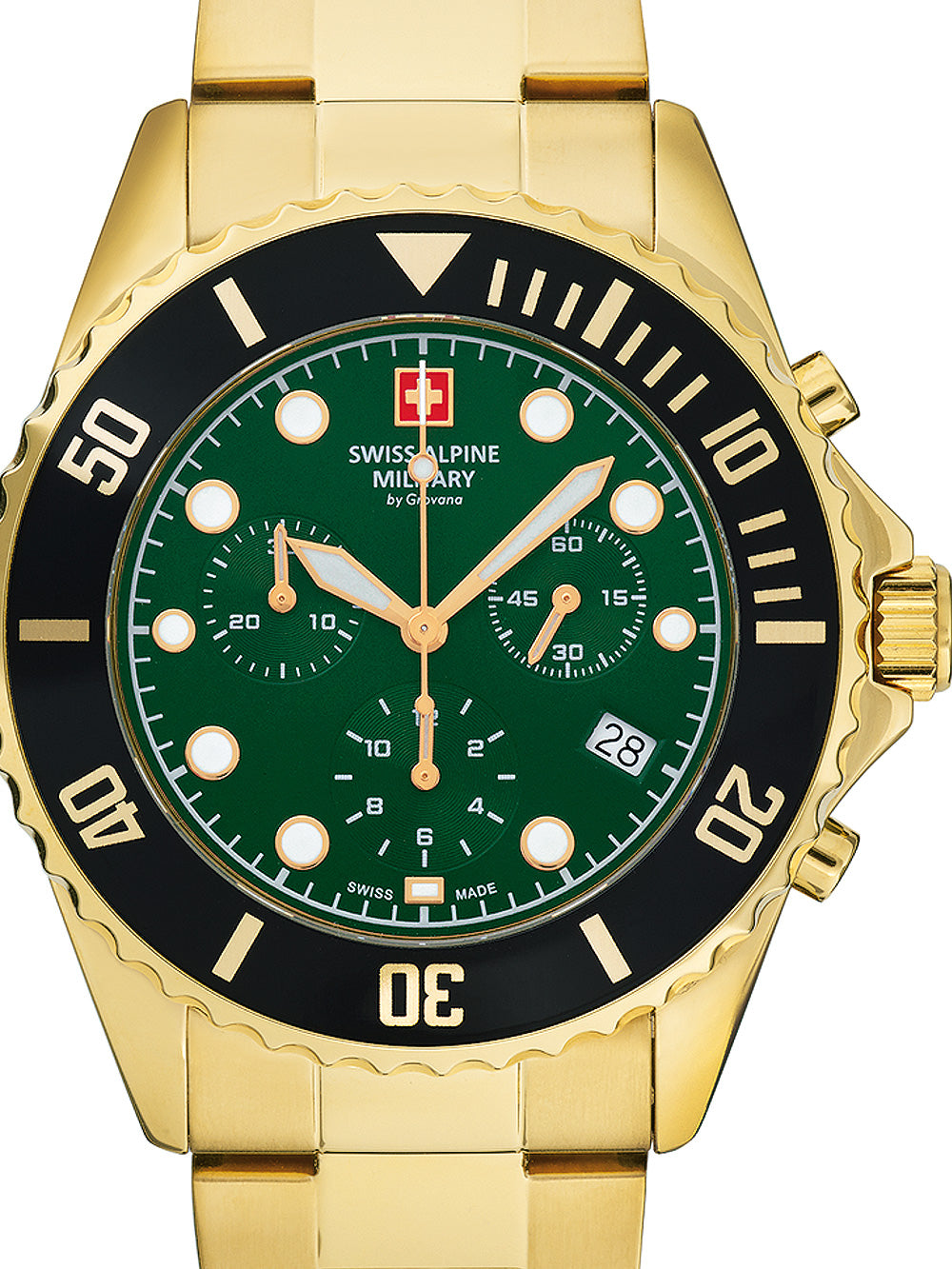 Swiss Alpine Military 7053.9114 Chronograph men's watch 42mm 10ATM