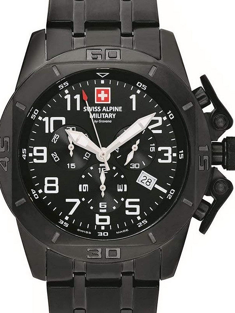 Swiss Alpine Military 7063.9177 Chronograph men's watch 45mm 10ATM