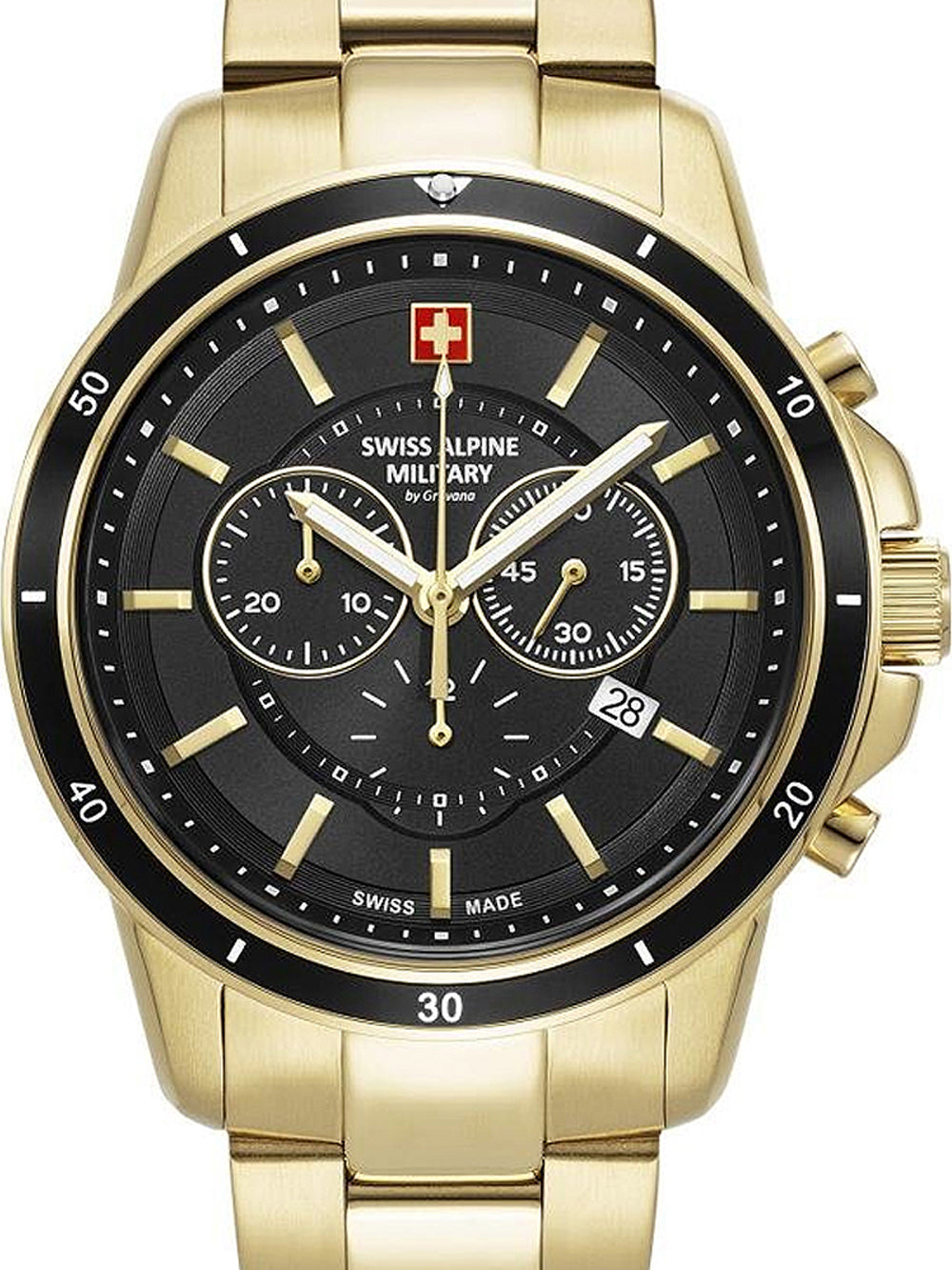 Swiss Alpine Military 7089.9117 Chronograph men's watch 44mm 10ATM