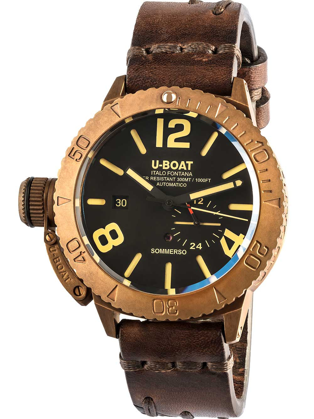 U-Boat 8486 Sommerso bronze Automatic men's watch 46mm 300M