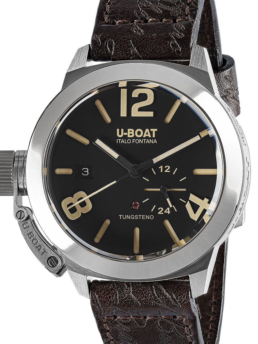 U-Boat 8893 Classico Tungsteno Black Automatic men's watch 42mm 10ATM