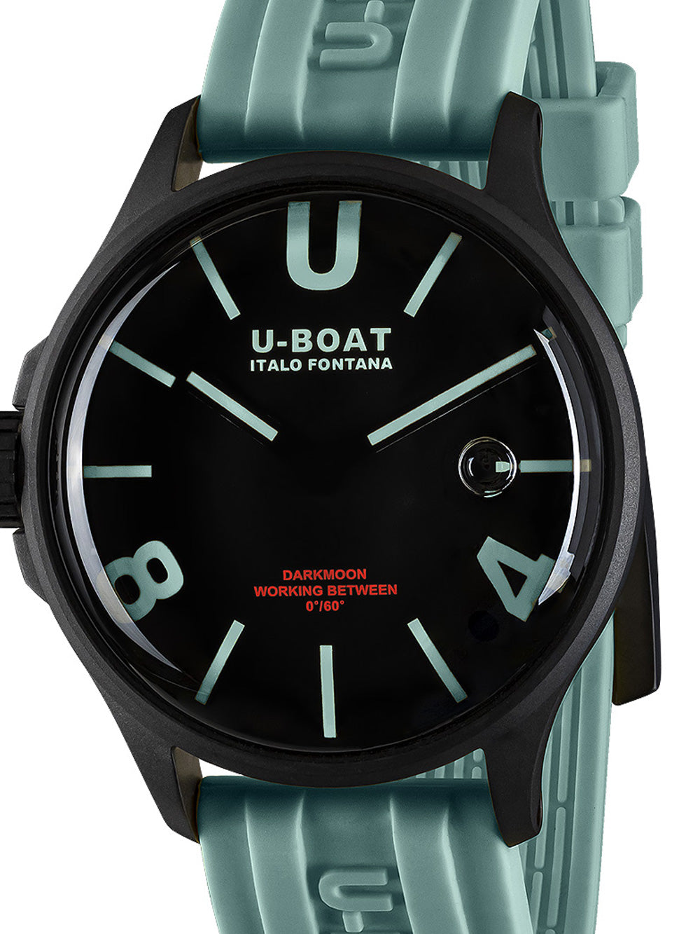 U-Boat 9526/A Darkmoon Aqua IPB men's watch 44mm 5ATM
