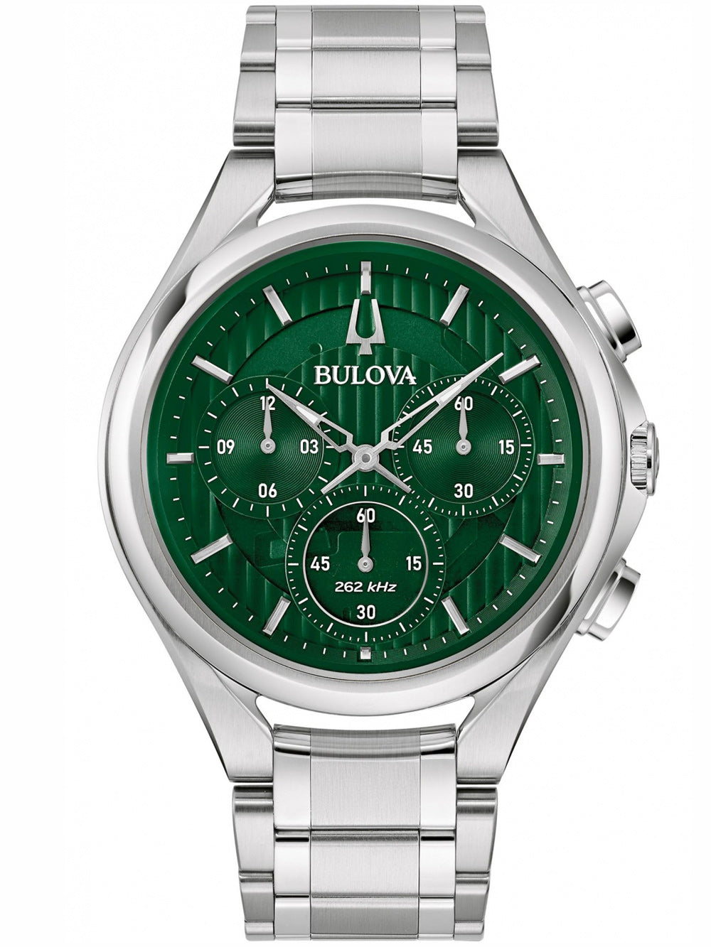 Bulova 96A297 Curv men's watch Chronograph 45mm 3ATM