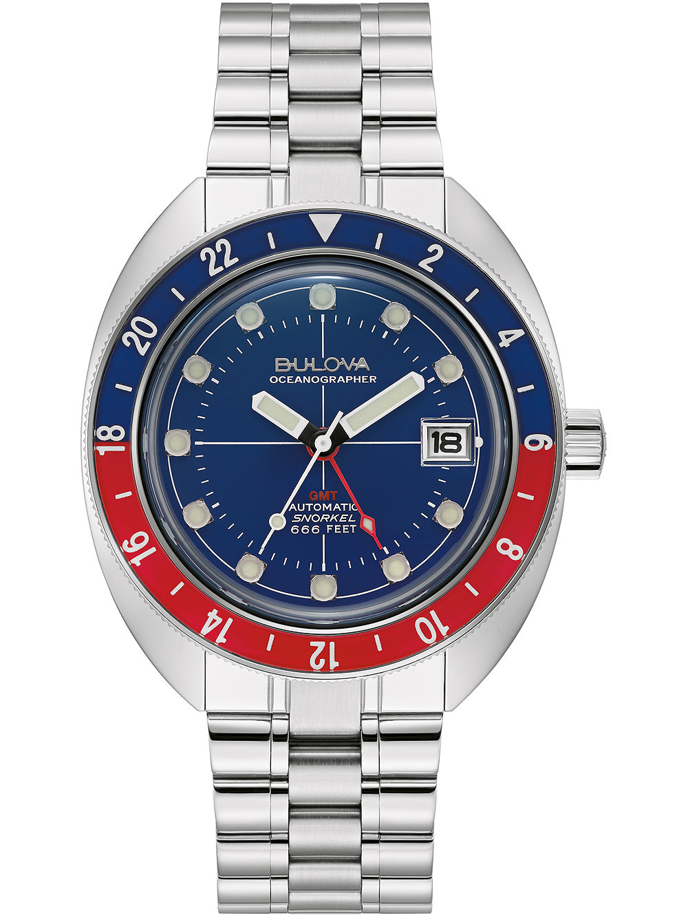 Bulova 96B405 Oceanographer Automatic men's watch 41mm 20ATM
