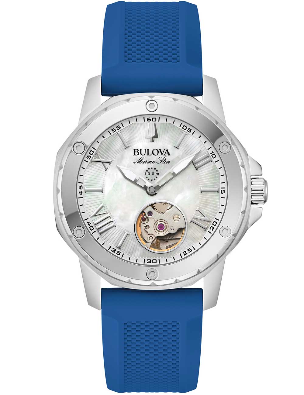 Bulova 96L324 women's watch Marine Star Automatic 35mm 10ATM