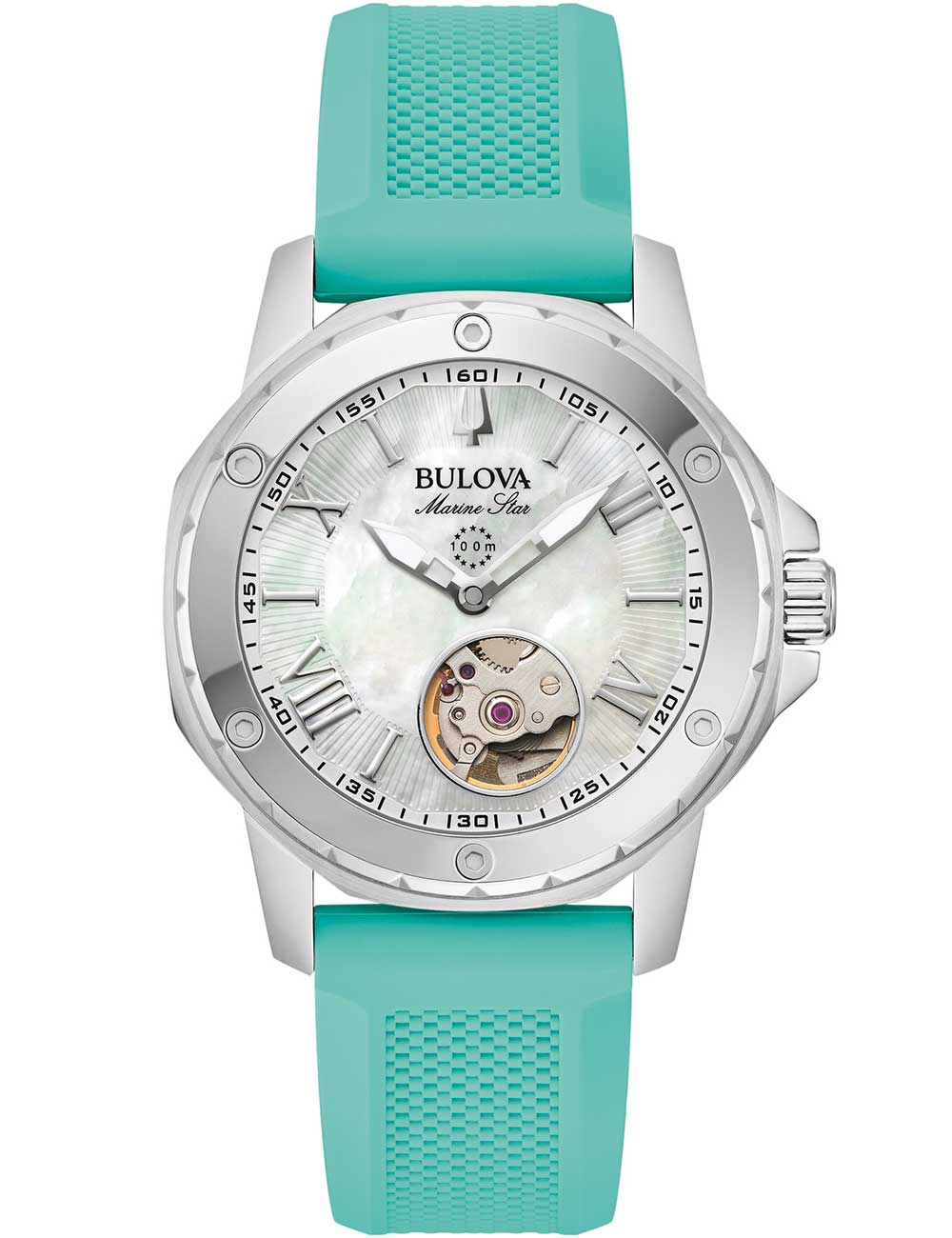 Bulova 96L325 women's watch Marine Star Automatic 35mm 10ATM
