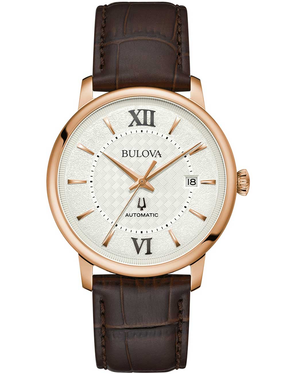 Bulova 97B225 men's watch Hudson Automatic 39mm 3ATM