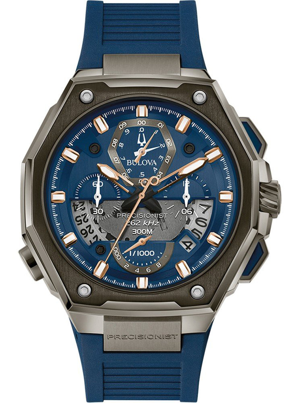 Bulova 98B357 Precisionist Chronograph men's watch 46mm 30ATM
