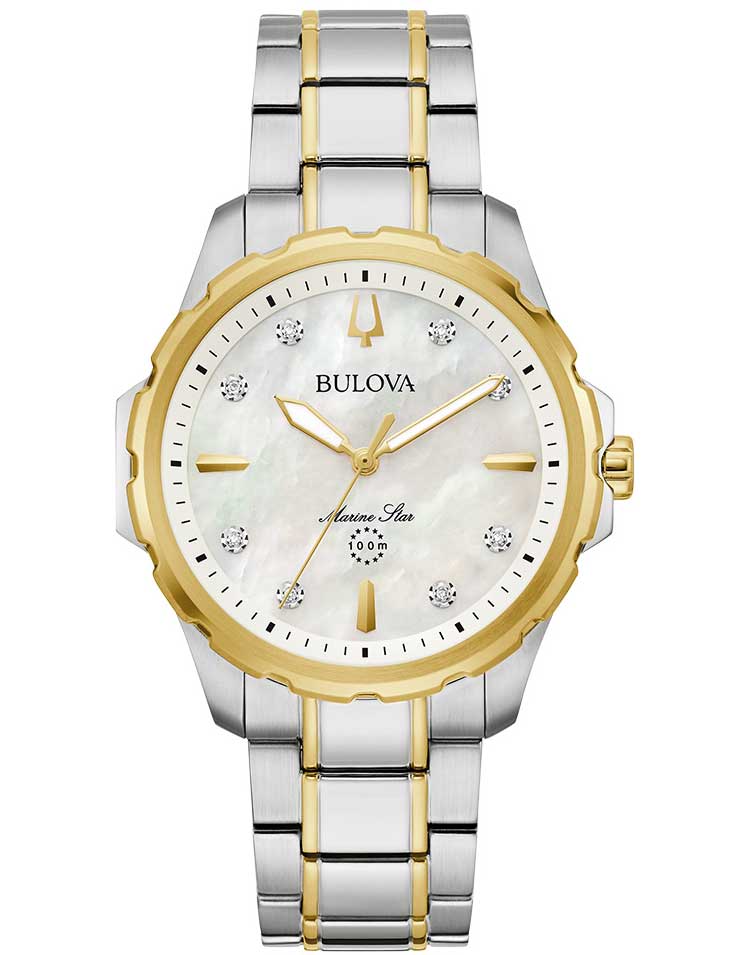 Bulova 98P227 women's watch Marine Star 38mm 10ATM