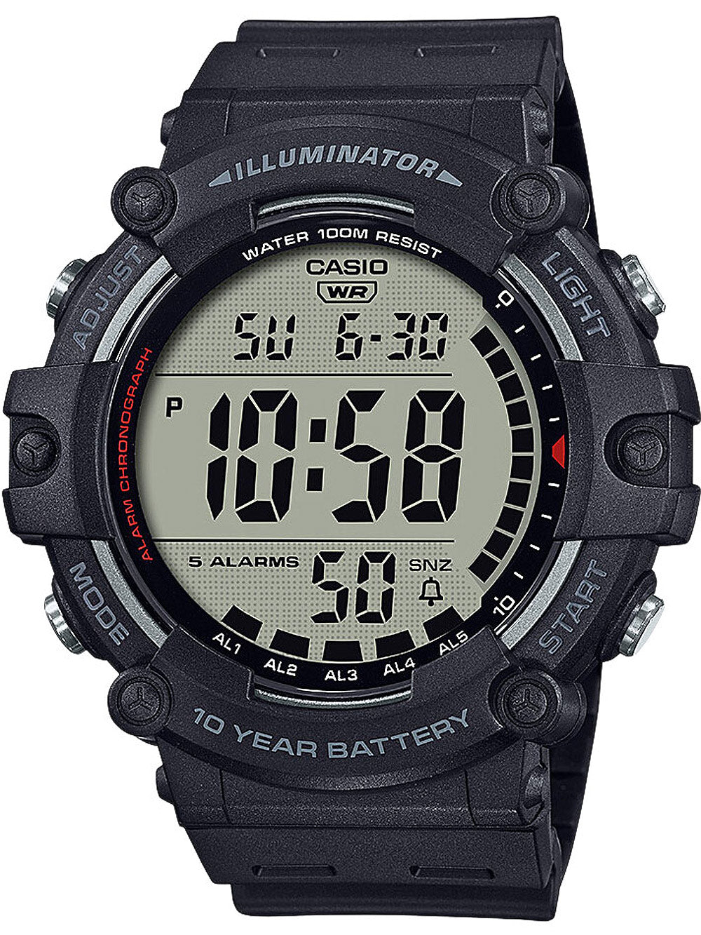 Casio AE-1500WH-1AVEF Collection men's watch 47mm 10ATM