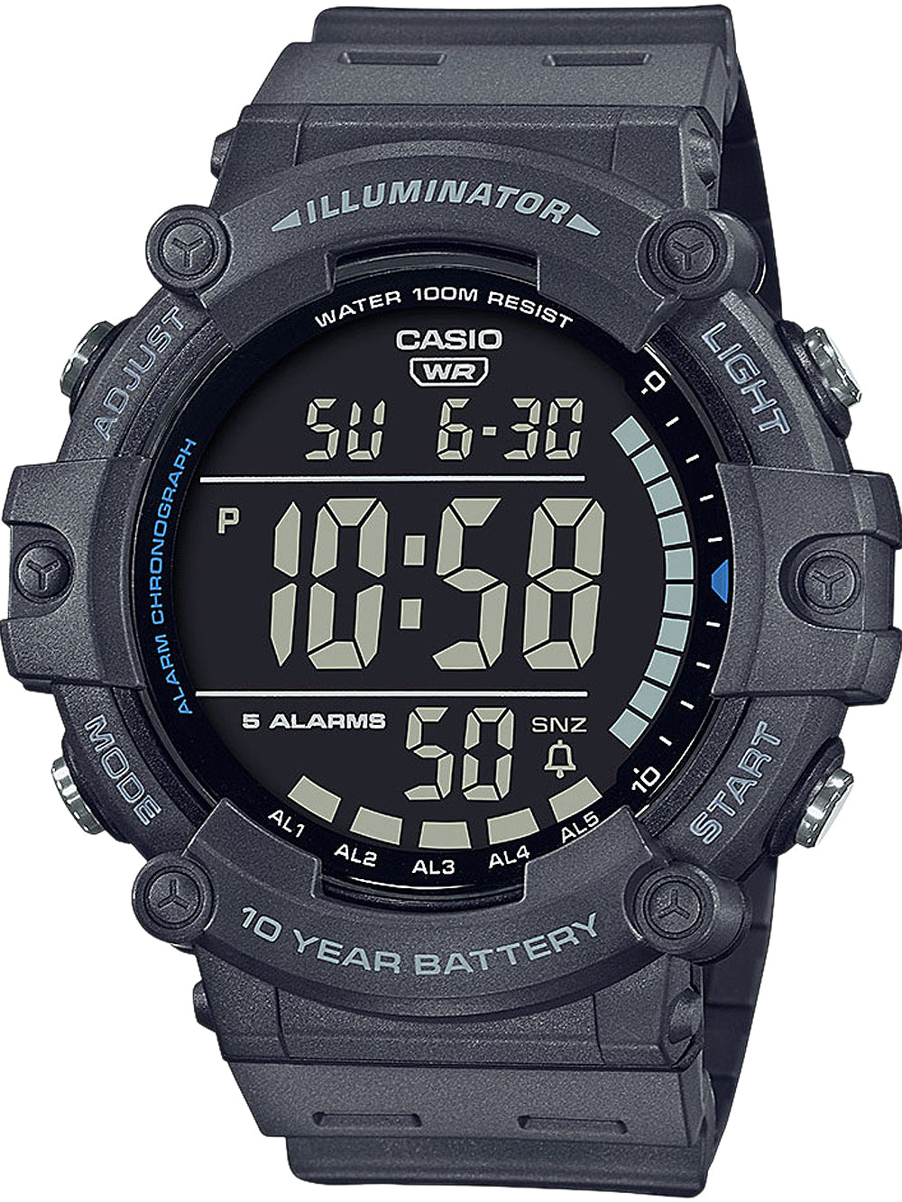 Casio AE-1500WH-8BVEF Collection men's watch 50mm 10ATM