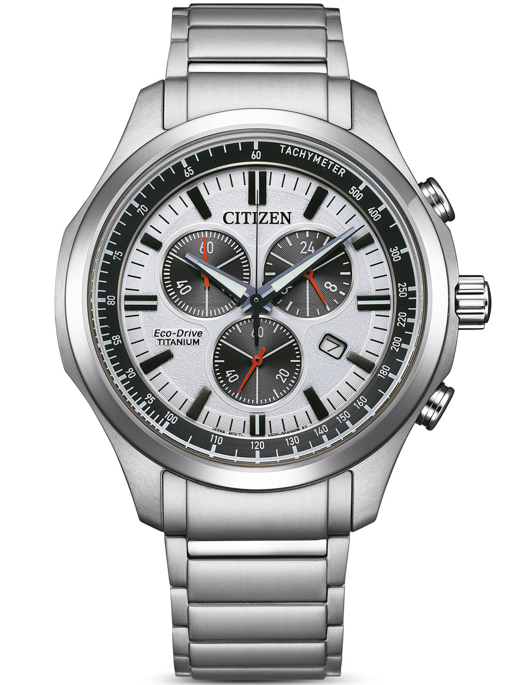 Citizen AT2530-85A Eco-Drive Titanium Chronograph men's watch 43mm 10ATM