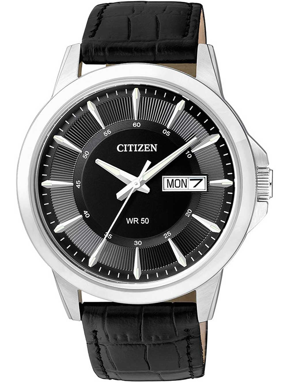 Citizen BF2011-01E quartz day-date men's watch 41mm 5ATM