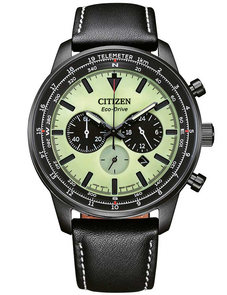 Citizen CA4505-21X men's watch Eco-Drive Chronograph 44mm 10ATM