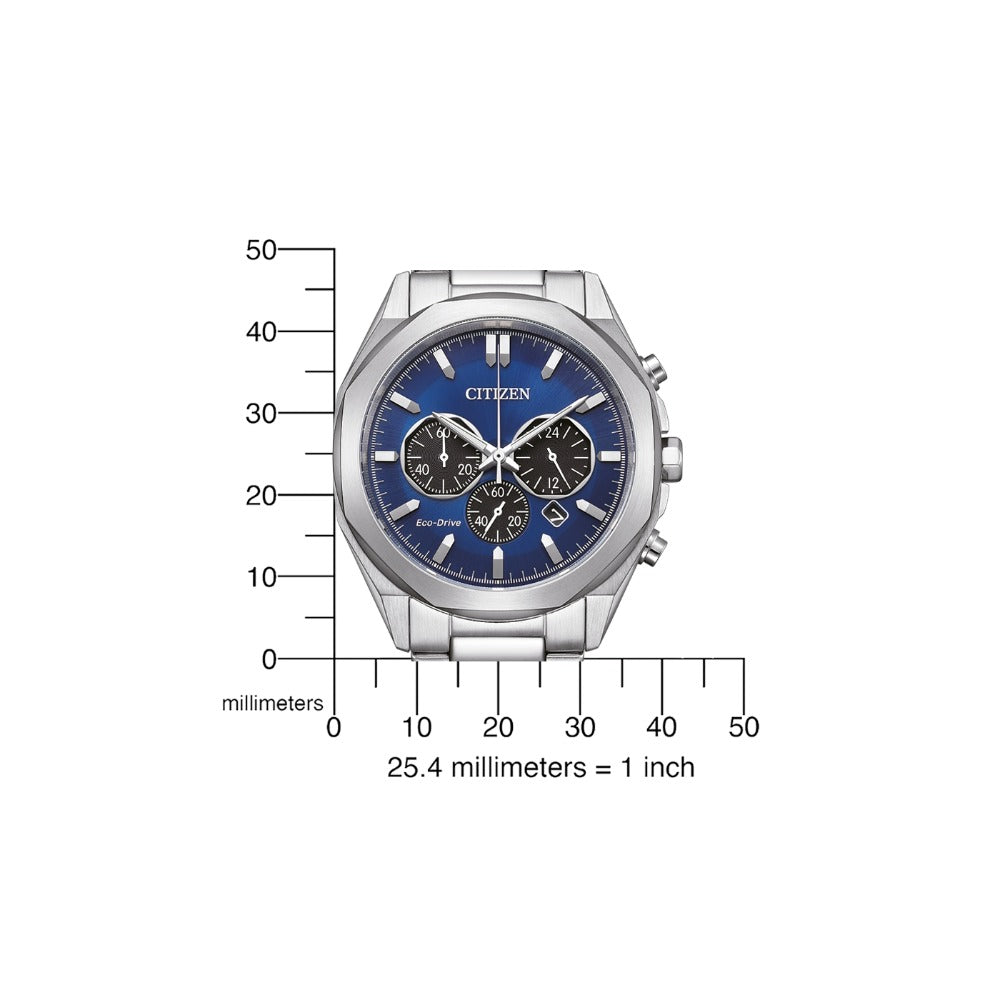 Citizen CA4590-81L men's watch Eco-Drive Chronograph 41mm 10ATM