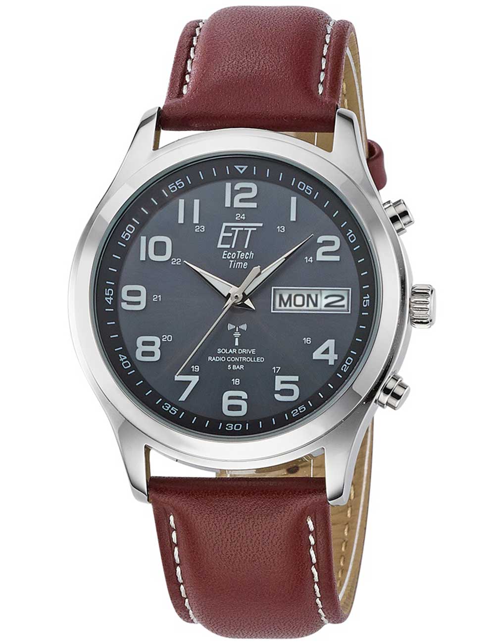 ETT EGS-11251-22L Solar Drive Radio Controlled Gobi men's watch 40mm 5ATM